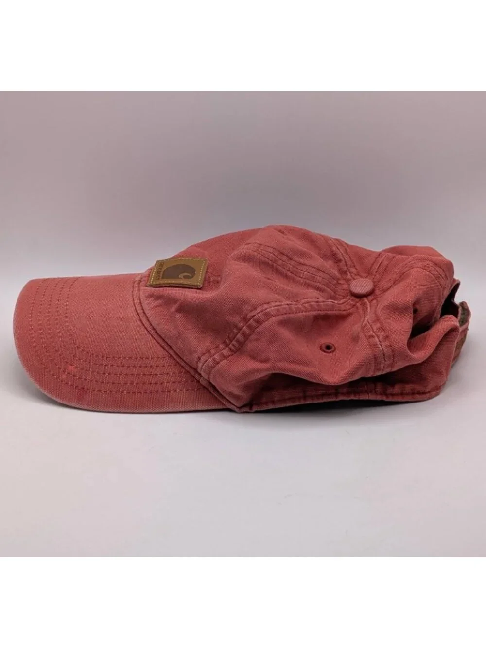 Carhartt Salmon Pink Faded Coral Hat Cap Adjustable Strap Back Unisex Work Wear